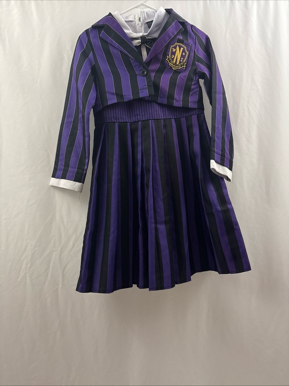 Wednesday Addams Spirit Costume Cosplay Youth Girls Size Large Teenager - Picture 1 of 16